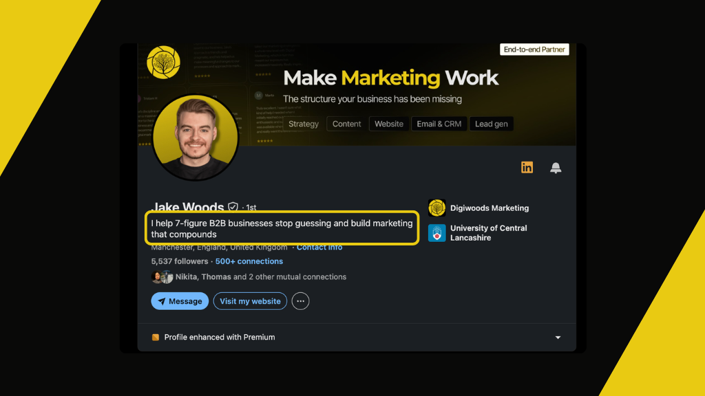LinkedIn Headline Examples